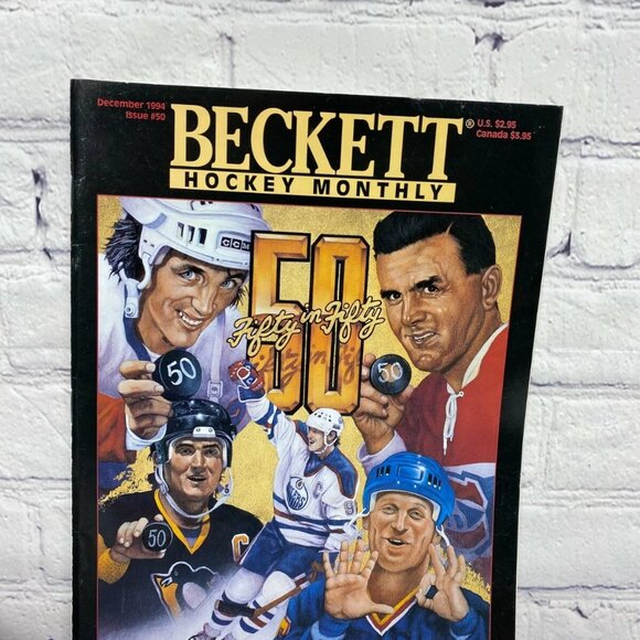 Vintage Magazines Lot of 6 Beckett Hockey Monthly 1990s #12 17 20 40 50 77 Bure - Picture 8 of 9